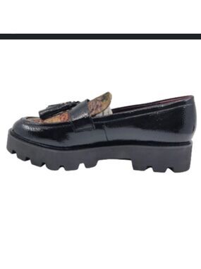 Franco Sarto Balinna Tassel Loafer Lug Heel  contrasting upper New w/Box sz 8